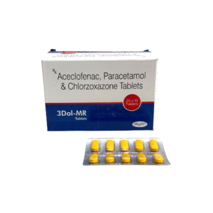 3Dol-MR - Aceclofenac, Paracetamol & Chlorzoxazone Tablets by Stonefort Bioceutical