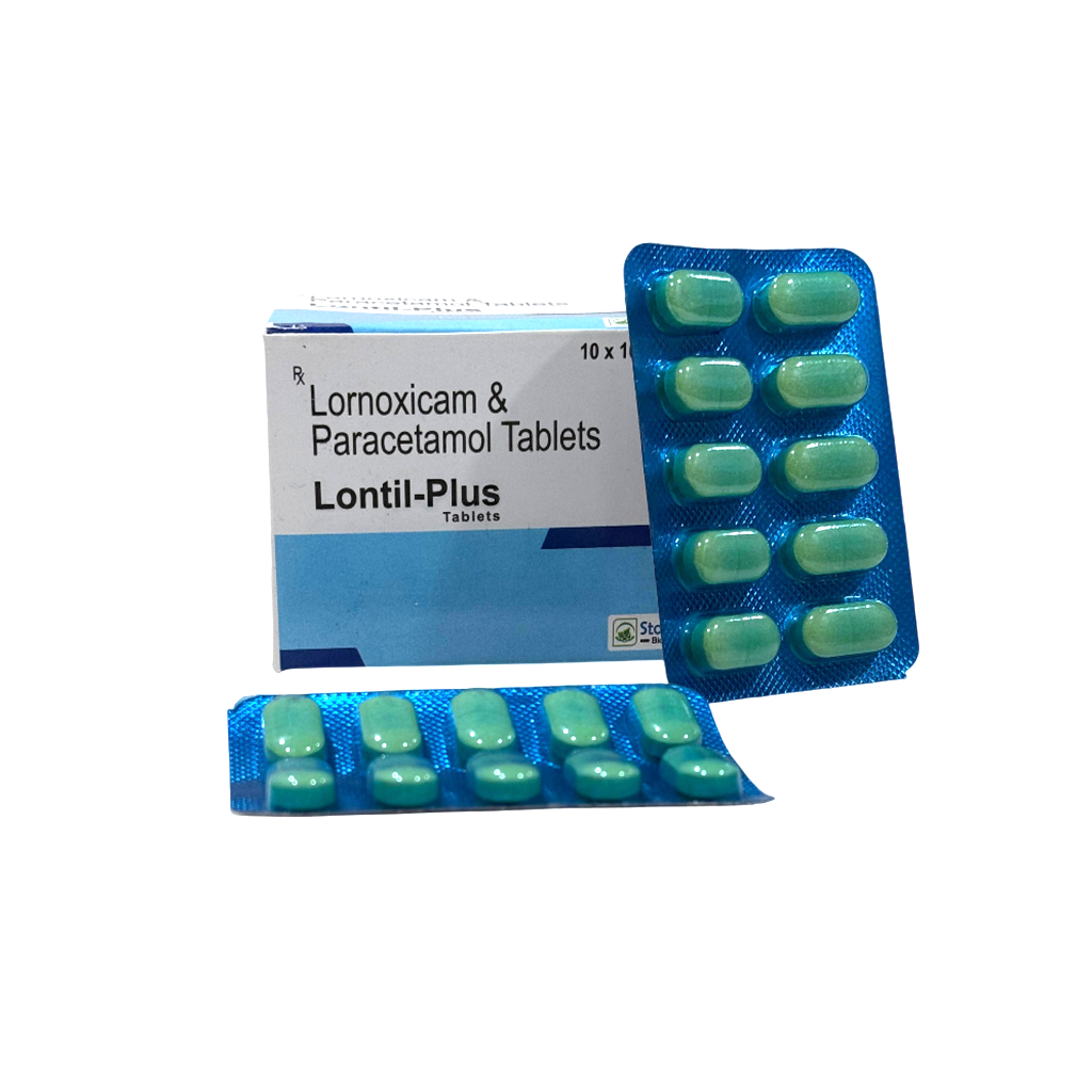 Lontil-Plus - Lornoxicam & Paracetamol Tablets by Stonefort Bioceutical