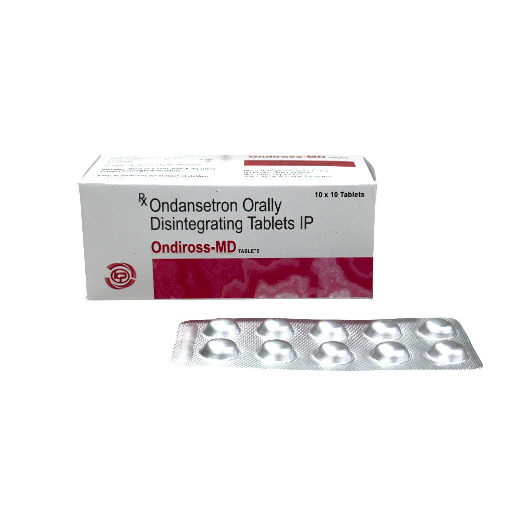 Ondiross-MD - Rx Ondansetron Orally Disintegrating Tablets IP by Stonefort Bioceutical
