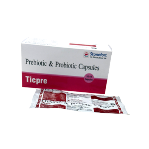 Ticpre - "Prebiotic & Probiotic Capsules by Stonefort Bioceutical