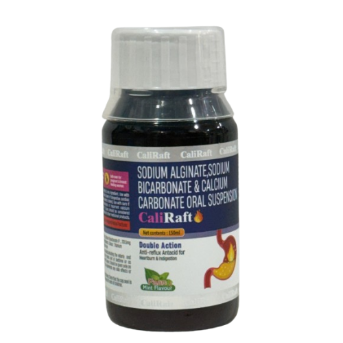 CaliRaft - Sodium Alginate, Sodium Bicarbonate & Calcium Carbonate Oral Suspension by Stonefort Bioceutical