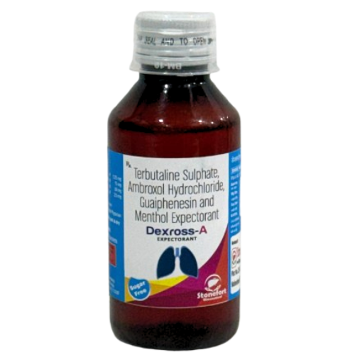 Dexross-A - Terbutaline Sulphate, Ambroxol Hydrochloride, Guaiphenesin and Menthol Expectorant by Stonefort Bioceutical