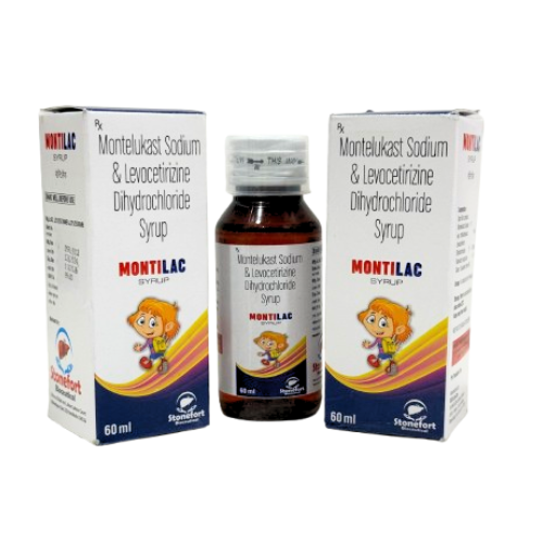 Montilac - Montelukast Sodium & Levocetirizine Dihydrochloride Syrup by Stonefort Bioceutical